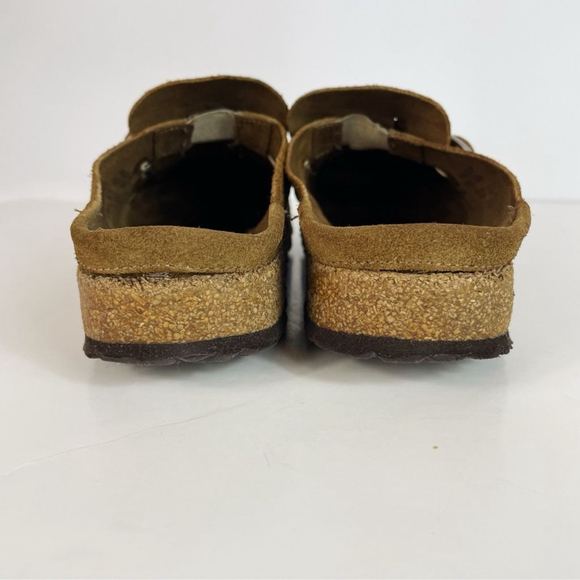 Birkenstock Buckley Tan Suede Mules - Picture 6 of 12